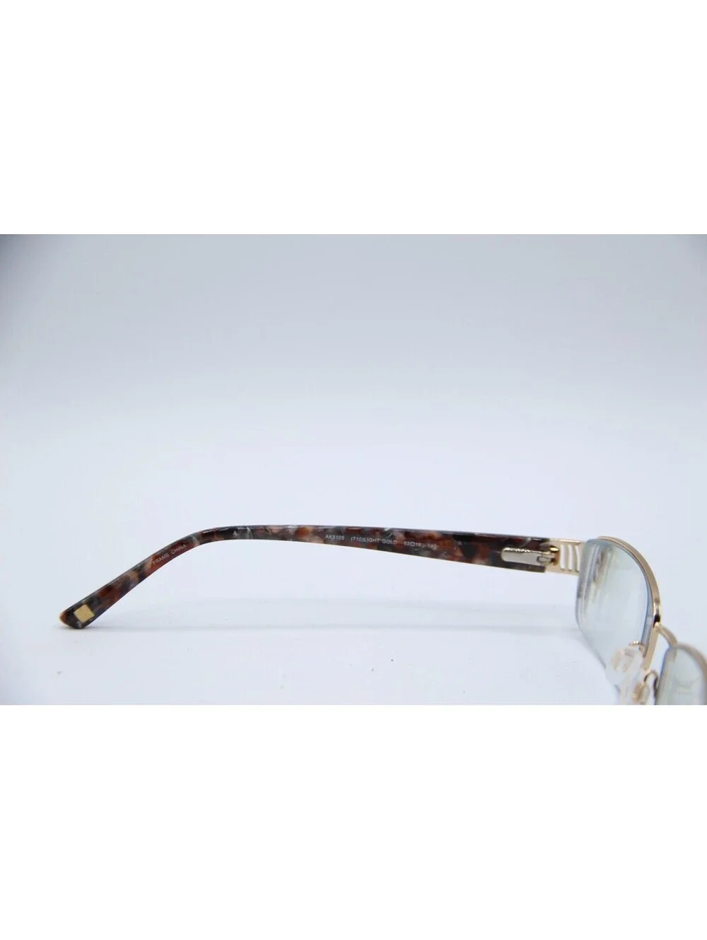 Anne Klein Ak2105 710 Light Gold Blue Tortoise Authentic Frames Eyeglasses 53-18